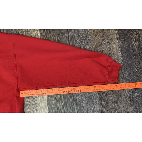 Wisconsin Badgers Bucky Logo Red Crewneck Sweatshirt XL Unisex NCAA Team - Picture 7 of 7